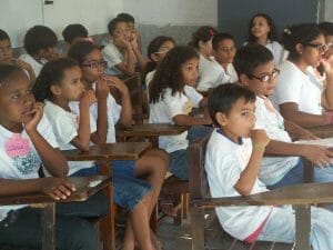 Children learning in Brazil