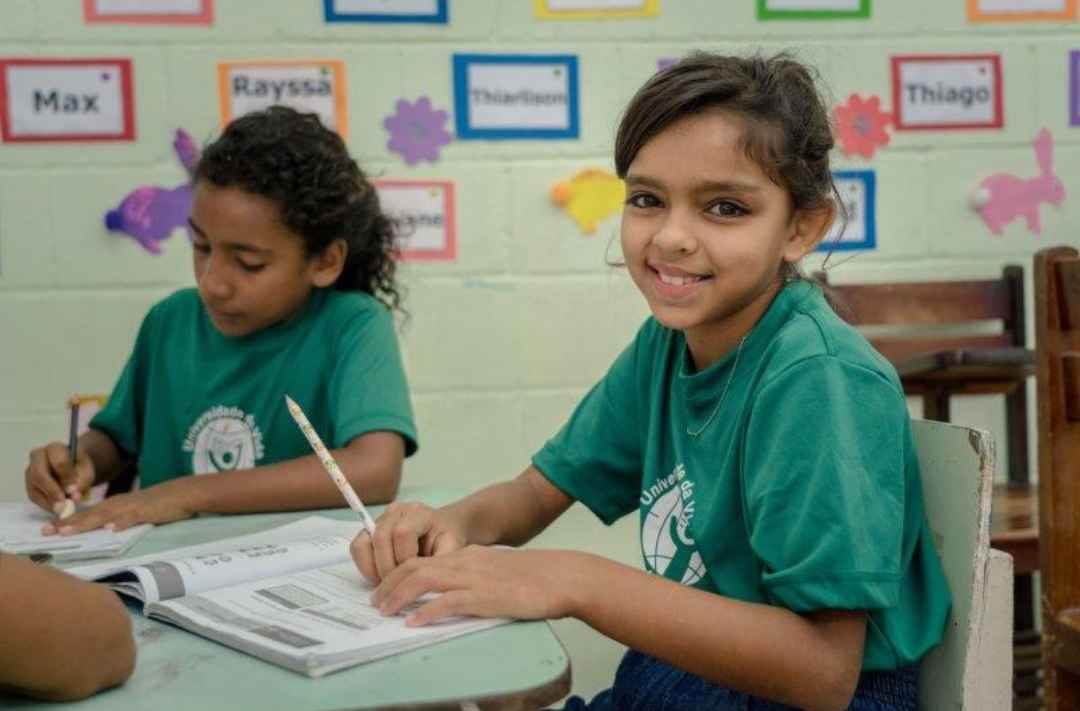 girls in classroom