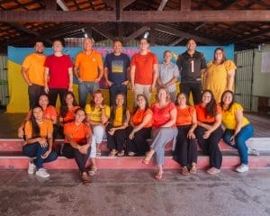 Orange Group Photo